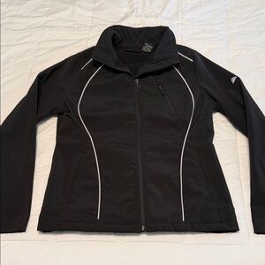 Snozu Women's Black Jacket with White Accents
